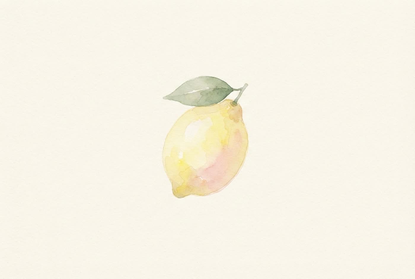 Aquarela de limão — o tamanho aproximado do bebê com 12 semanas