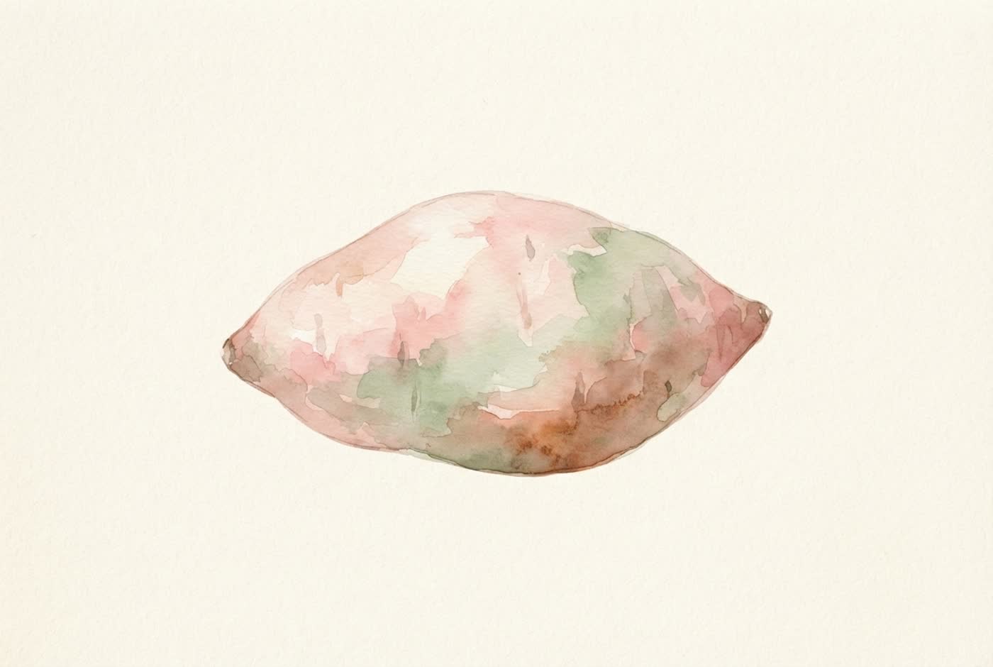 Aquarela de inhame — o tamanho aproximado do bebê com 32 semanas